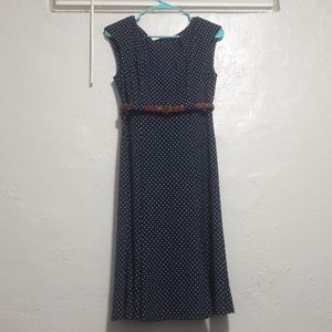 Blue pokedot dress